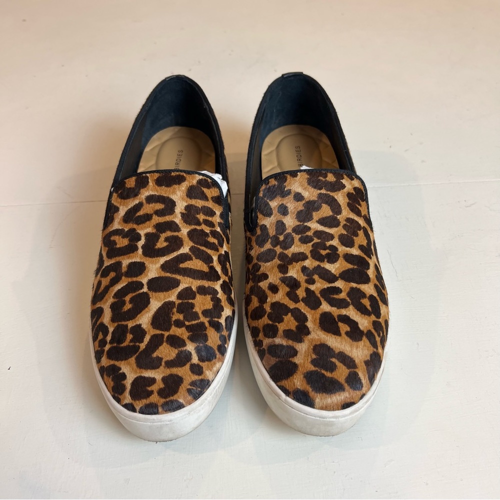 Birdies- The Swift Leopard Calf Print Slide On Fa… - image 3